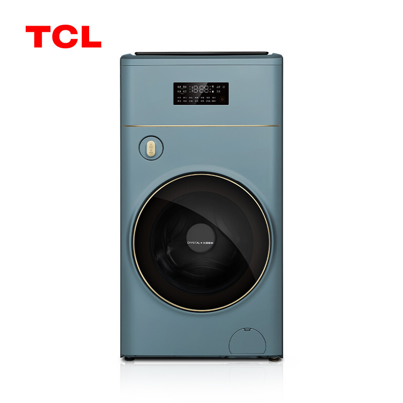 TCL 11公斤双子舱T700复式分区变频全自动双筒分类滚筒洗衣机 智能母婴宝宝婴儿洗衣机 高温煮洗G110T700-BYW
