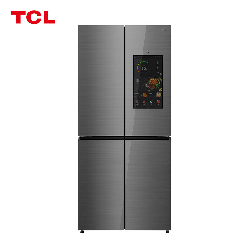 TCL Q6系列505升一级能效双变频十字对开门家用智屏大屏电冰箱 膳食管家 影音娱乐 全屋智控R505Q6-UA