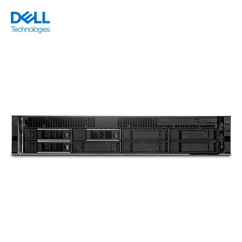 戴尔(DELL)2U机架式R740服务器主机至强银牌4210R十核*2/32G*4内存/1.2TSAS*3硬盘/H730P-2G/750W双电/导轨
